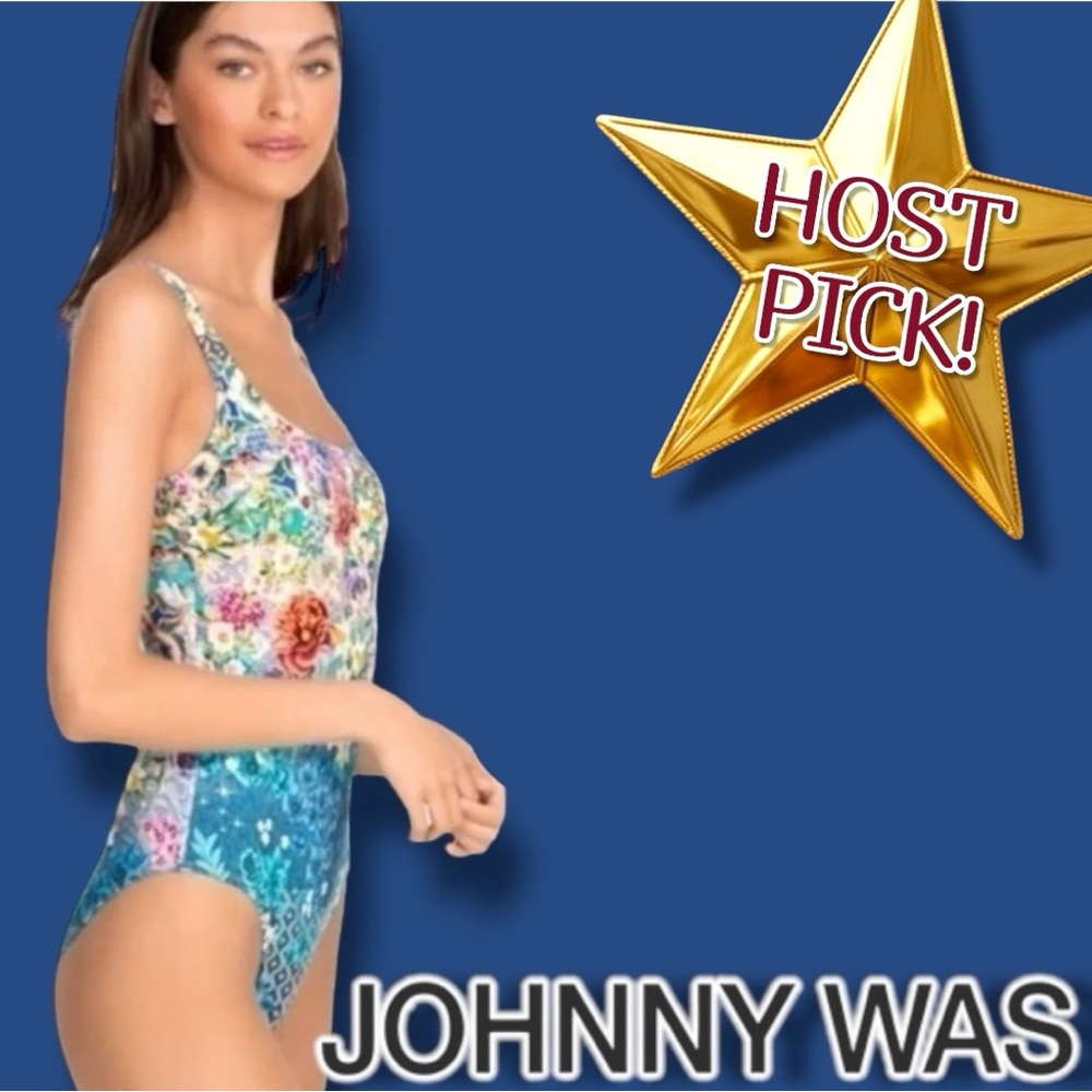 ⭐️HP⭐️NWOT Johnny WAS Dawn Tank One Piece Swimsuit. Size XS 🩱